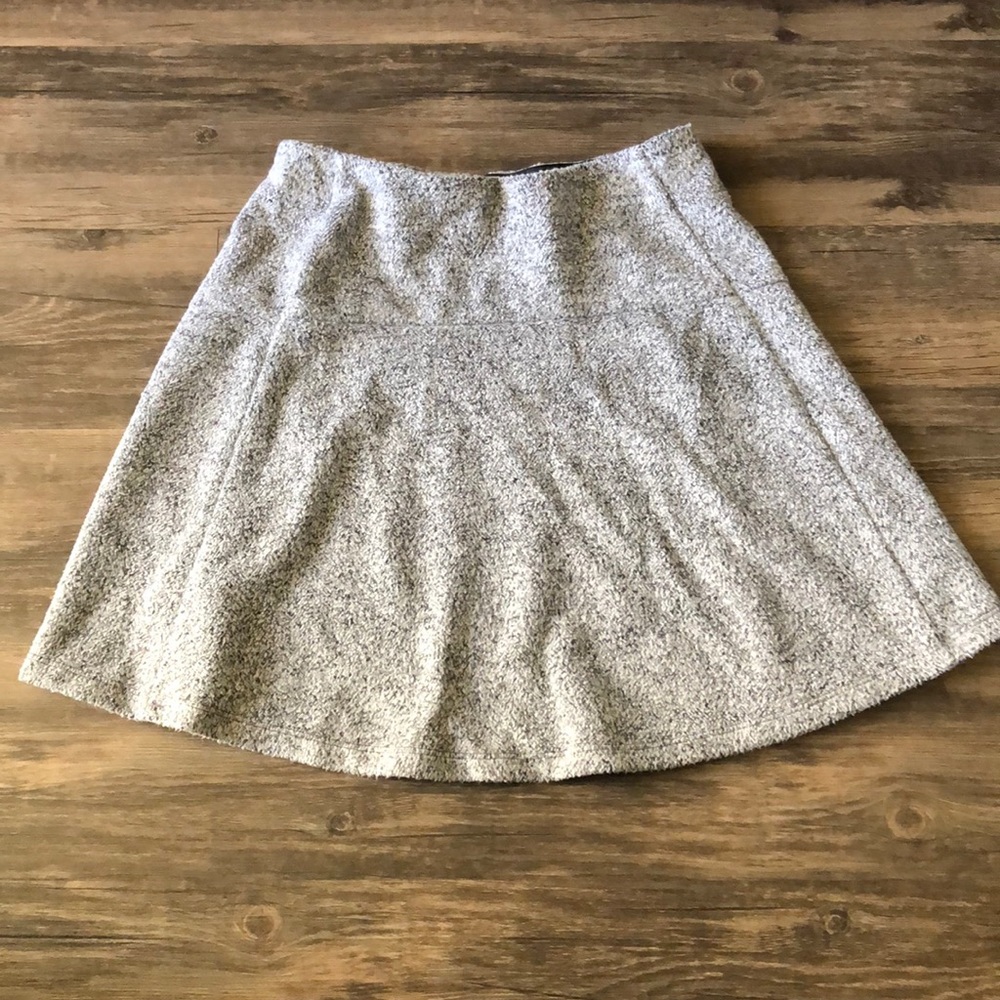 Loft Gray Fleece Skater Skirt size XSP